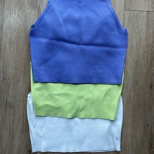 Zara crop top tanks
